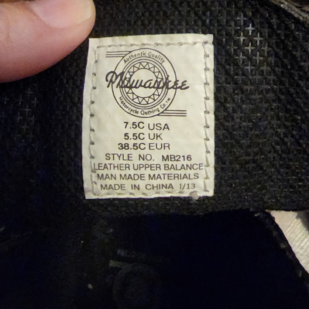 Milwaukee Motorcycle boot - Picture 5 of 8